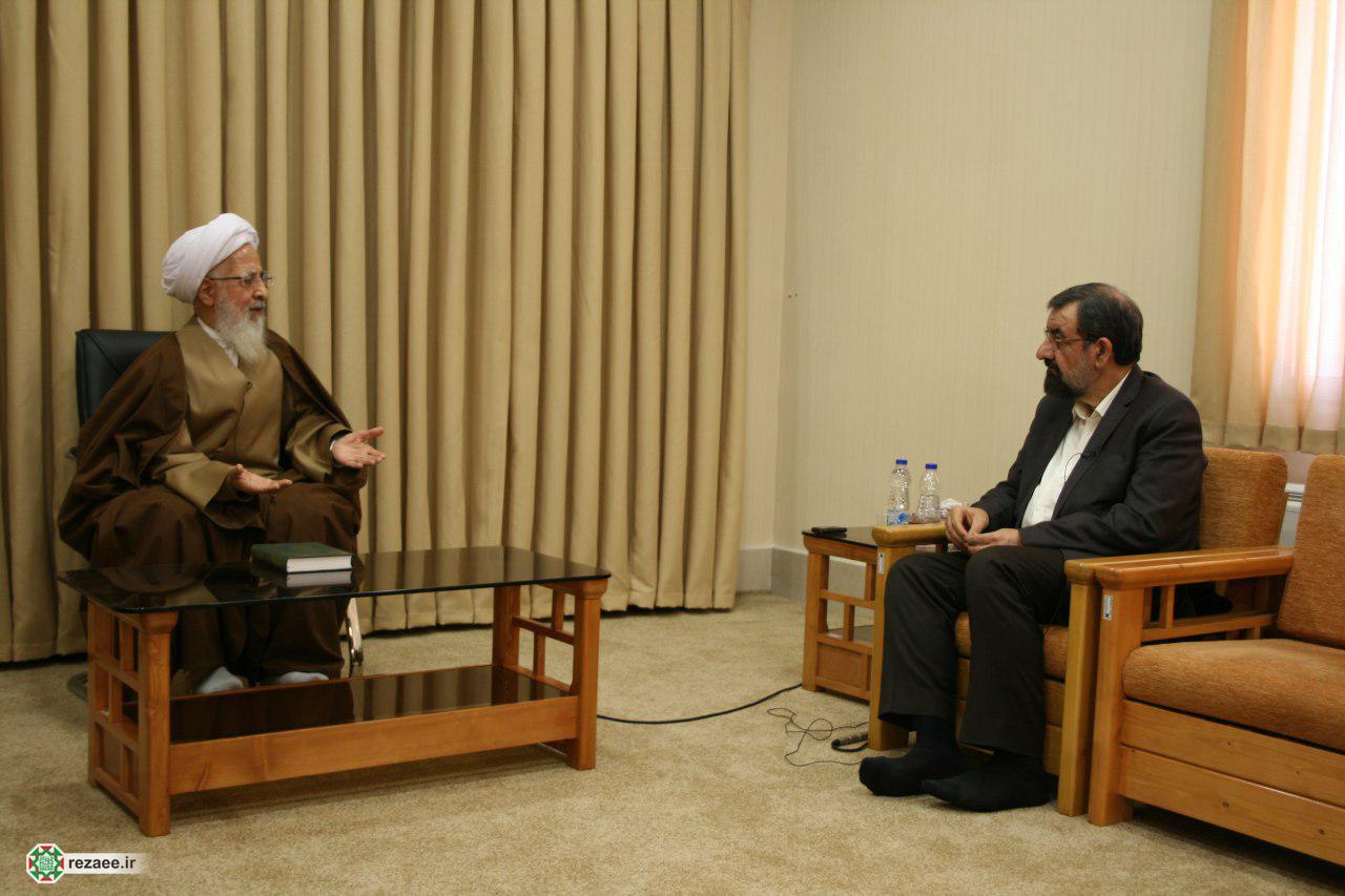 دیدار دبیر مجمع تشخیص مصلحت نظام با آیت الله جوادی آملی