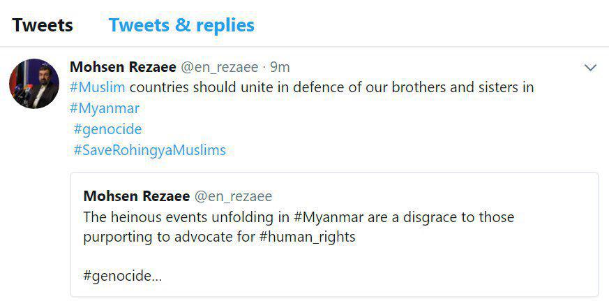 کشورهای اسلامی برای دفاع از مسلمانان میانمار نيروي مشترك ايجاد کنند
