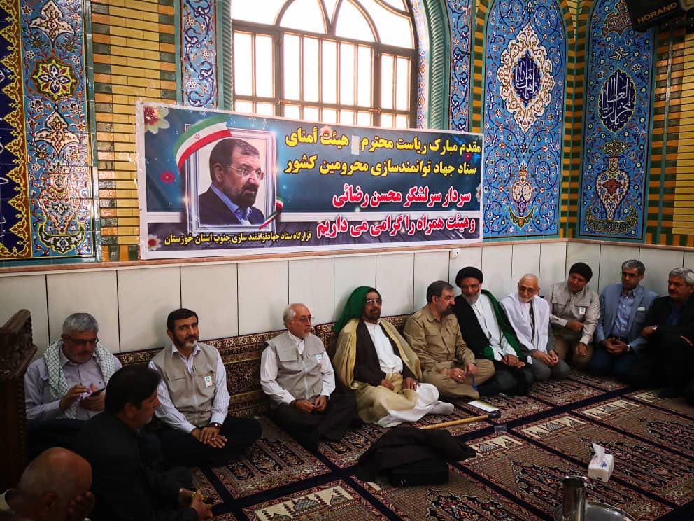 سفر دبیر مجمع تشخیص مصلحت نظام به مناطق سیل زده خرمشهر