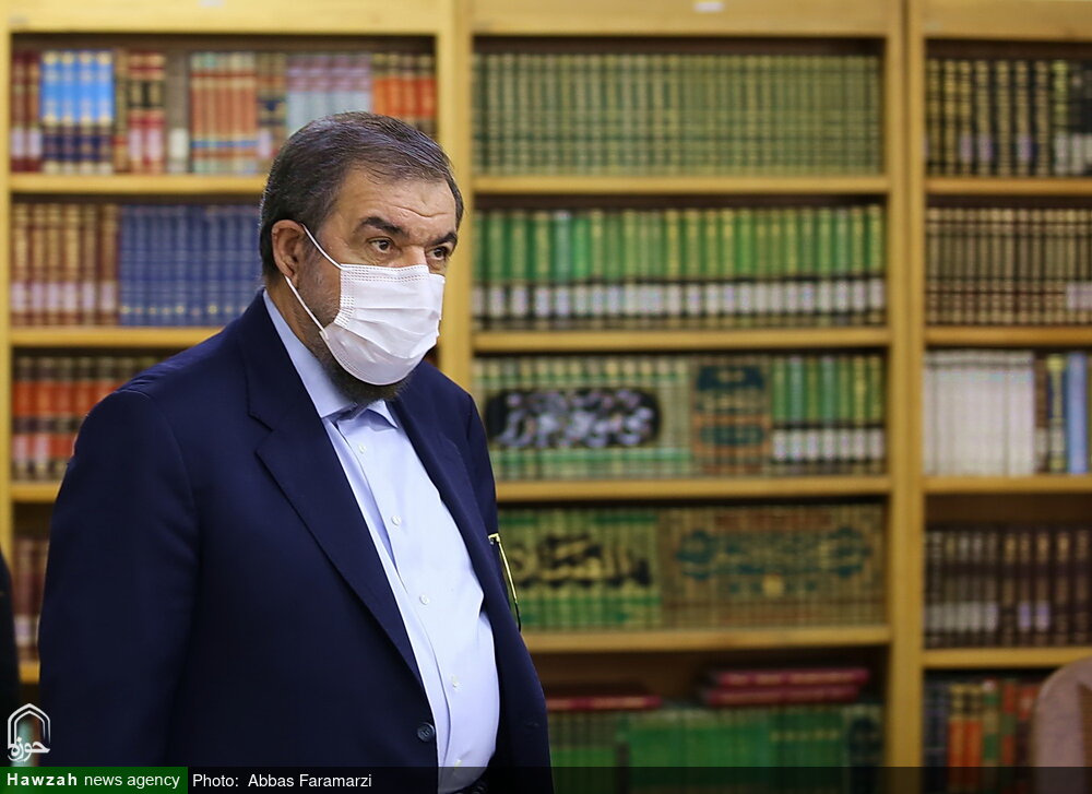 گزارش تصویری دیدار دبیر مجمع تشخیص مصلحت نظام با آیت الله اعرافی