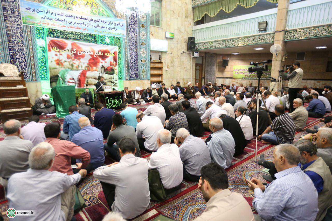 گزارش تصویری از حضور سرلشکر محسن رضایی در یادواره 102 شهید مسجدجامع حضرت حجت(عج)