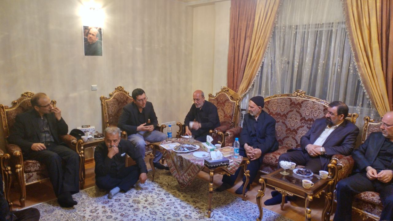 حضور محسن رضایی در منزل مرحوم دکتر اردستانی