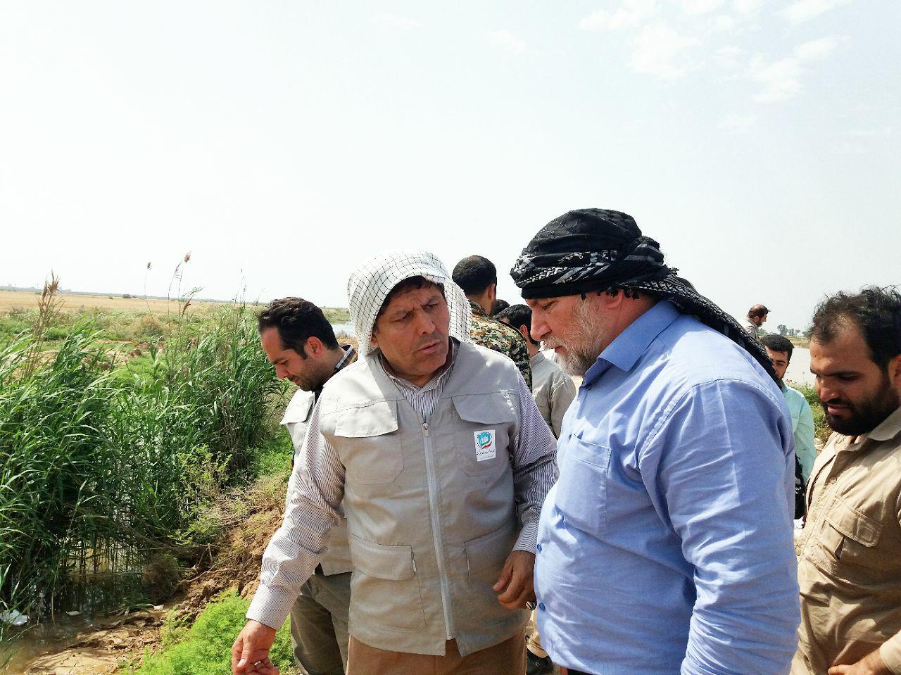 بازدید مسئولان قرارگاه جهاد توانمندسازی خوزستان در بیست و هشتم فروردین