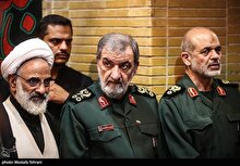 حضور سردار سرلشکر محسن رضایی در مراسم پاسداشت شهید سلامی | عکس