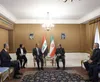 دیدار دبیر شورای عالی امنیت ملی با رئیس شورای عالی قضایی عراق